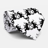 Genie Ghost kommt aus der Lampe Nahtloses Muster Krawatte (Gerollt)