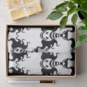 Genie Ghost kommt aus der Lampe Nahtloses Muster Seidenpapier (Geschenk)