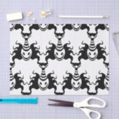 Genie Ghost kommt aus der Lampe Nahtloses Muster Seidenpapier (Handwerk)