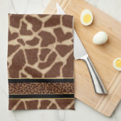 Genie-Giraffen-Sammlungs-Tücher Küchentuch (Viertel Falte)
