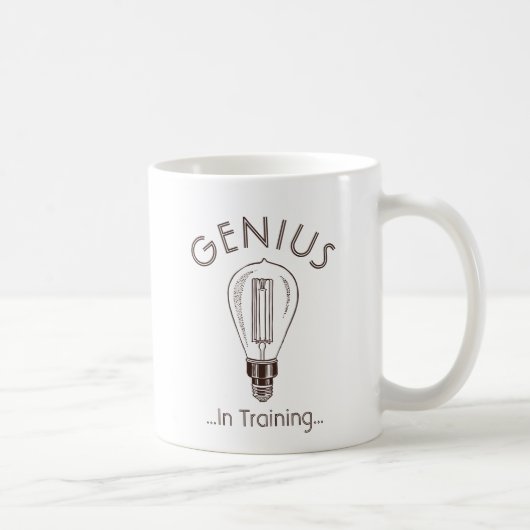 Genie in der Trainings-Antiken-Glühlampe Kaffeetasse (Rechts)