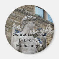 Genie ist ewige Geduld. - Zitat von Michelangelo