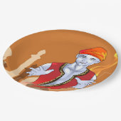 Genie/Jinn Pappteller (Schrägansicht)