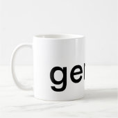 Genie-Kaffee Kaffeetasse (Links)