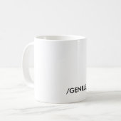 "GENIE " KAFFEETASSE (Vorderseite Links)