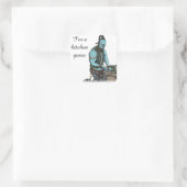 Genie Koch Cooking Dinner Fantasy Art Stickers (Tasche)