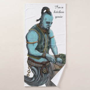 Genie Koch Kochen Magische Fantasie Art Badetücher Badhandtuch Set
