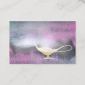 Genie Lamp Smoke Magic Magic Business Card Visitenkarte (Vorderseite)
