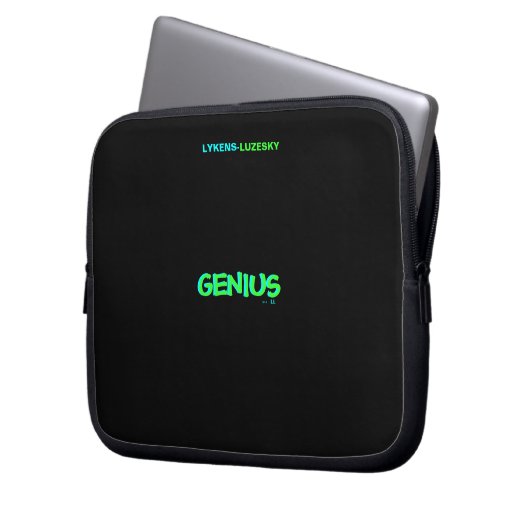 GENIE LAPTOPSCHUTZHÜLLE (Vorderseite Links)