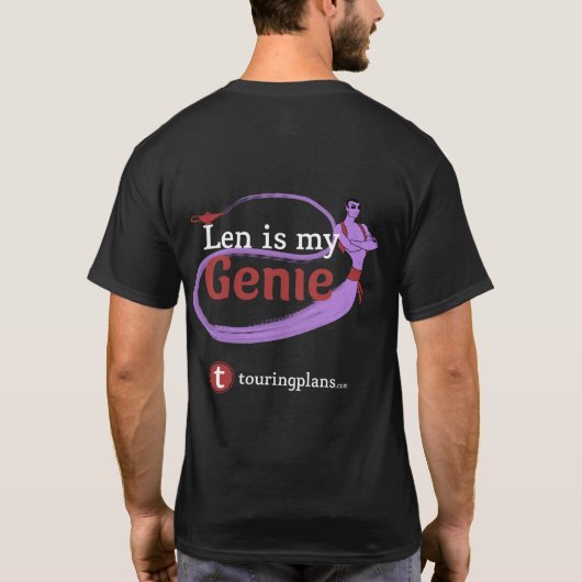 Genie Lila Red T-Shirt (Rückseite)