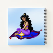 Genie Magic Carpet Lamp Blue Sky Notizblock (Rückseite)