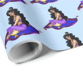 Genie Magic Carpet Lampe Blauer Himmel Geschenkpapier (Rolleneckpunkt)