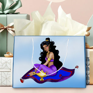 Genie Magic Carpet Lampe Blauer Himmel Große Geschenktüte