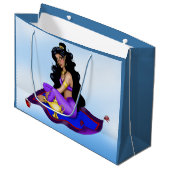 Genie Magic Carpet Lampe Blauer Himmel Große Geschenktüte (Vorderseite Schrägansicht)