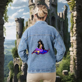 Genie Magic Carpet Lampe Blauer Himmel Jeansjacke