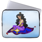 Genie Magic Carpet Lampe Blauer Himmel Laptopschutzhülle (Vorderseite)