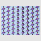 Genie Magic Carpet Lampe Blauer Himmel Seidenpapier (Vorderseite)