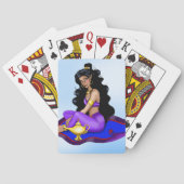 Genie Magic Carpet Lampe Blauer Himmel Spielkarten (Rückseite)