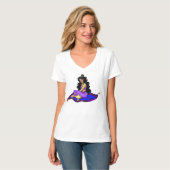 Genie Magic Carpet Lampe Blauer Himmel T-Shirt (Vorderseite Vollansicht)
