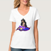 Genie Magic Carpet Lampe Blauer Himmel T-Shirt (Vorderseite)