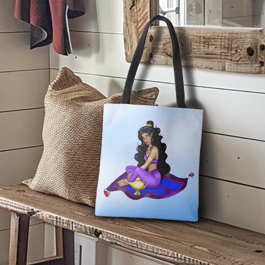 Genie Magic Carpet Lampe Blauer Himmel Tasche