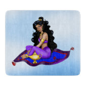 Genie Magicsteppich-Lampe Blaue Himmel Schneidebrett (Vorderseite)
