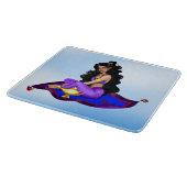 Genie Magicsteppich-Lampe Blaue Himmel Schneidebrett (Ecke)