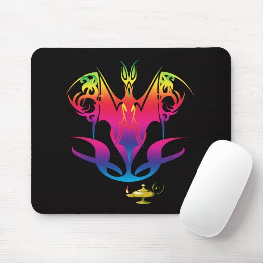 Genie Mouse Mat Mousepad (Mit Mouse)