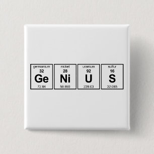 Genie-Periodensystem Button