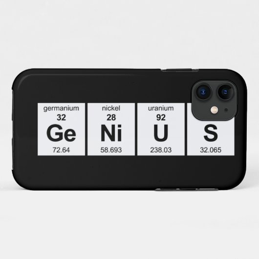 Genie-Periodensystem Case-Mate iPhone Hülle (Rückseite (Horizontal))