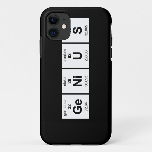 Genie-Periodensystem Case-Mate iPhone Hülle (Rückseite)
