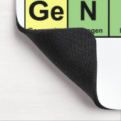 Genie - Periodensystem der Element-Produkte Mousepad (Ecke)