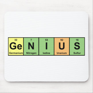 Genie - Periodensystem der Element-Produkte Mousepad