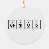 Genie-Periodensystem Keramik Ornament (Hinten)