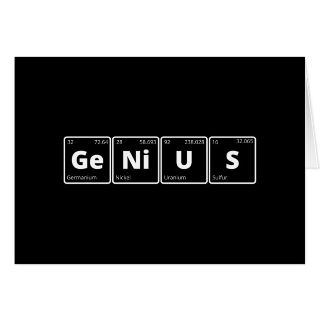 Genie - Periodische Tabelle (Vorderseite (Horizontal))