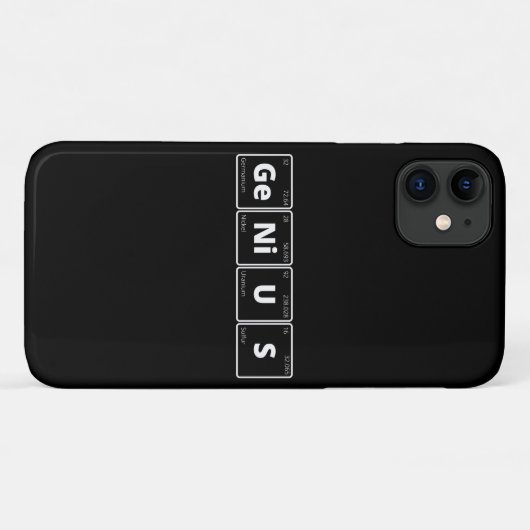 Genie - Periodische Tabelle Case-Mate iPhone Hülle (Rückseite (Horizontal))