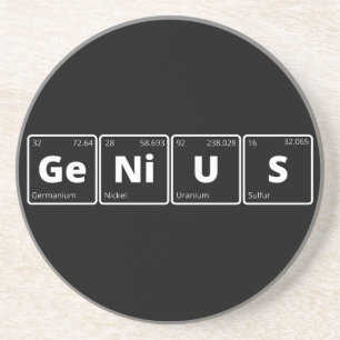 Genie - Periodische Tabelle Getränkeuntersetzer