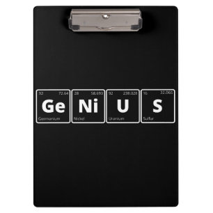 Genie - Periodische Tabelle Klemmbrett