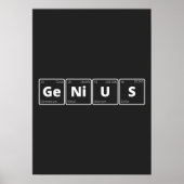 Genie - Periodische Tabelle Poster (Vorne)