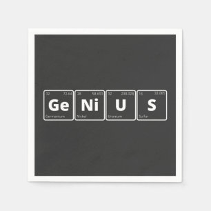 Genie - Periodische Tabelle Serviette