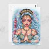 Genie Postcard Postkarte (Vorne/Hinten)