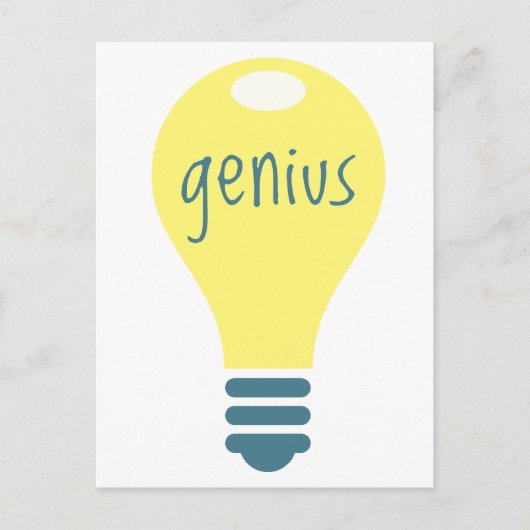 Genie Postkarte (Vorderseite)