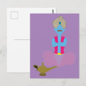 Genie Postkarte (Vorne/Hinten)