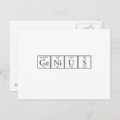 Genie Postkarte (Vorne/Hinten)