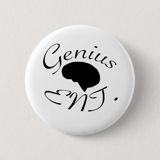 Genie-Unterhaltungs-Knopf Button (Vorderseite)