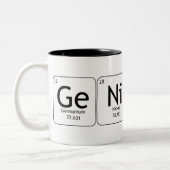 Genie-Wecker-Tasse Zweifarbige Tasse (Links)