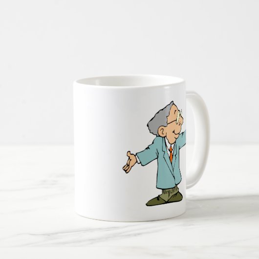 Genie-Wissenschaftler-Experiment-Erfolg Kaffeetasse (VorderseiteRechts)