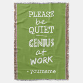 Genie Wurfsdecke der Arbeit an der Decke (Vorderseite Vertikal)