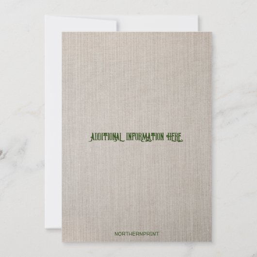 Genießbare Bier und Brauerei Einladung zum Geburts (Rückseite)