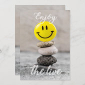 Genieße das Leben! Einladung (Vorne/Hinten)